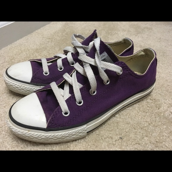 dark purple chuck taylors